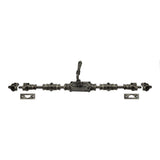 Lever Handle Espagnolette Bolt - Upto 9' - Antique Pewter Finish