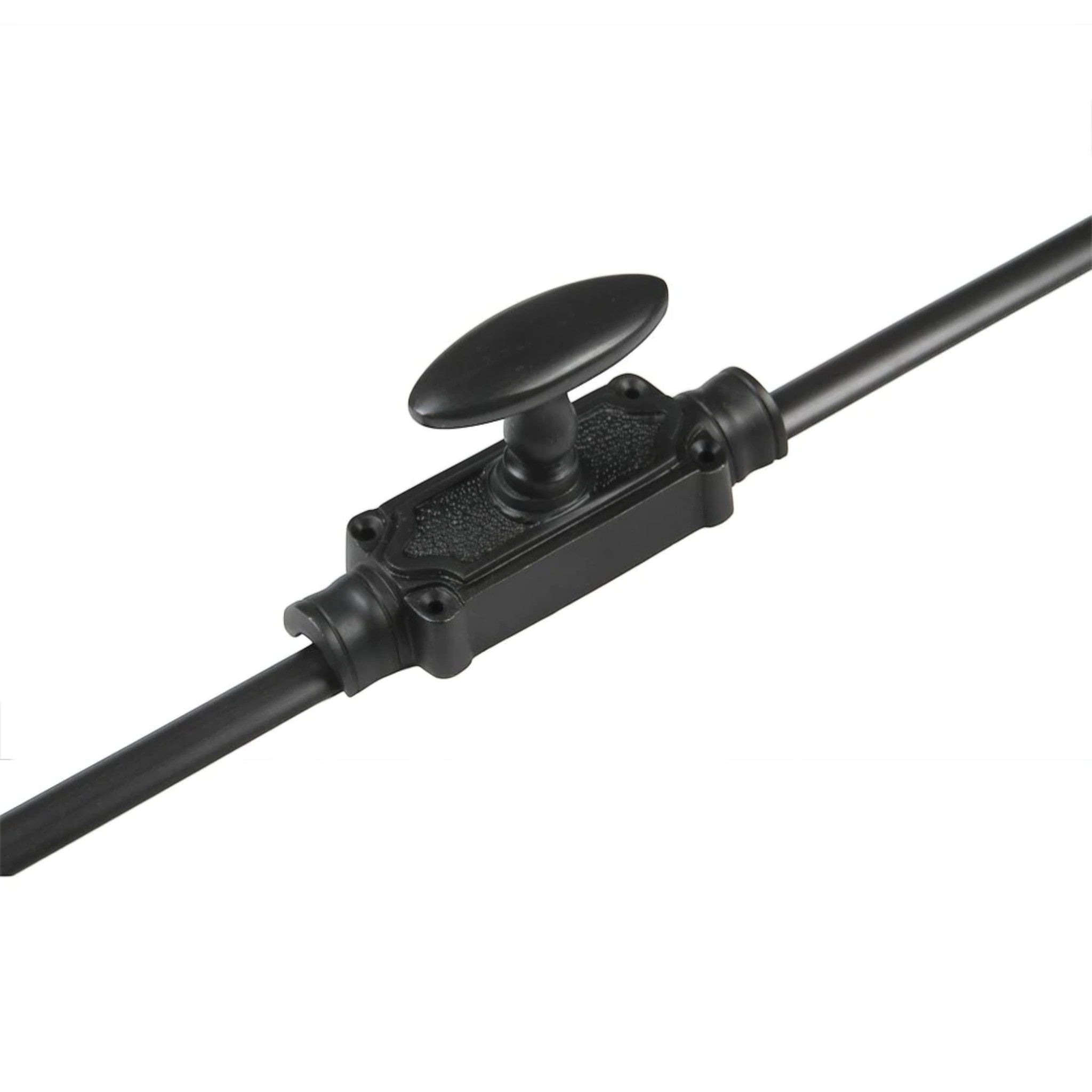 Oval Knob Espagnolette Bolt -Up to 9 Feet Doors |windows | Cabinets | Black Espagnolette Bolt |Pewter Espagnolette Bolt