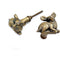 Antique Brass Rabbit Knob | Vintage Cast Iron Furniture Handle | Animal Design Drawer Pull for Cabinets, Cupboards & Dressers | Rustic Home Décor Hardware Bunny Knob (1 Piece)