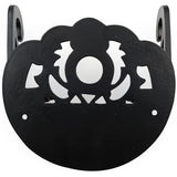 Cast Iron Toilet Paper Holder with Wooden Roller | Vintage Black Powder Coated GWR Railway Design | Bathroom Tissue Holder | 162mm Wide x 150mm Height x 23mm Roller Diameter