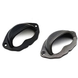 Domed Cup Handle Strong Cast Iron Material | Drawer Pull Antique Iron Finish | Vintage Cabinet & Cupboard Hardware | 81 mm Length x 51 mm Height x 69.5 mm Hole-to-Hole Distance