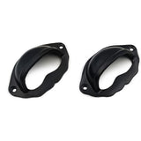 Domed Cup Handle Strong Cast Iron Material | Drawer Pull Black Powder Coated Finish | Vintage Cabinet & Cupboard Hardware | 81 mm Length x 51 mm Height x 69.5 mm Hole-to-Hole Distance