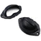 Domed Cup Handle Strong Cast Iron Material | Drawer Pull Black Powder Coated Finish | Vintage Cabinet & Cupboard Hardware | 81 mm Length x 51 mm Height x 69.5 mm Hole-to-Hole Distance