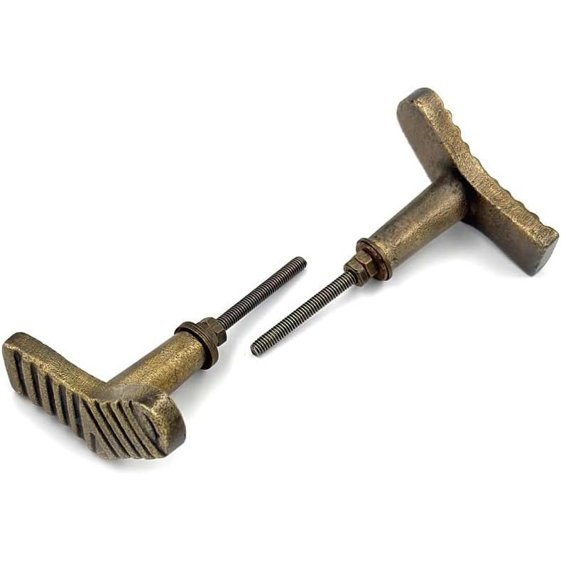 Footprint Cabinet Knob | Antique Brass Shoe Print Drawer Pull Handle for Dresser Wardrobe Cupboard | Unique Foot Design Decorative Knob | 53x31 mm Solid Brass Furniture Hardware