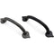 HAMILTON BRASS Black Powder Coated Door Pull Handle | Rustic Arrow-End Cabinet, Drawer & Gate Handle | Strong Cast Iron Decorative Hardware | 147 mm Length x 30 mm Base | Vintage Style Handle