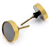 HAMILTON BRASS Decorative Round Cabinet Knob – Resin & Brass Material Drawer Pull Handle with Ceramic Finish | 46mm Diameter Knob for Cupboards, Dressers & Furniture | Modern Minimalist Design