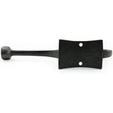 HAMILTON BRASS Wall Mounted Cast Iron Double Coat Hook | Antique Iron Vintage Hook | 166 mm Height × 75 mm Depth × 53 mm Upper Hook × 40 mm Base Width × 59 mm Base Height | Hanger for Coats