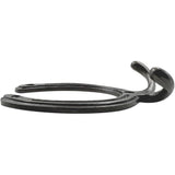 HAMILTON BRASS Wall Mounted Cast Iron Horseshoe Style Double Coat Hook | Antique Iron Hook | 110 mm Height × 81 mm Width × 26 mm Depth × 71 mm Base Width | Decorative Hanger for Coats, Hats