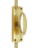 Brass Oval Knob Espagnolette/Cremone Bolt for up to 8 Feet High Doors & Windows