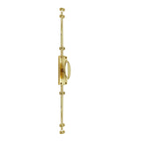 Brass Oval Knob Espagnolette/Cremone Bolt for up to 8 Feet High Doors & Windows
