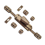 Hamilton Brass Art Deco Door Brass Espagnolette Bolt or Cremone Bolt 9 feet Antique Brass Unlacquered Up to 9 feet Doors
