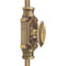 Hamilton Brass Barcheski Cabinet Brass Espagnolette Bolt or Cremone Bolt Hardware 2 feet Antique Brass Unlacquered Upto 2 feet