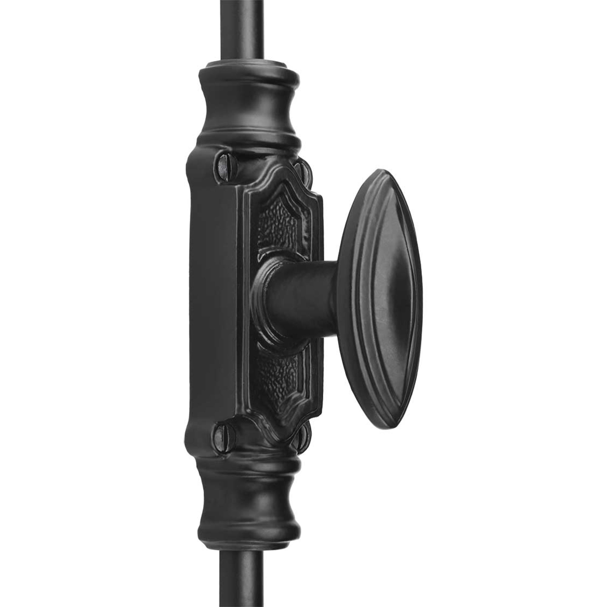 Hamilton Brass Barcheski Window Iron Espagnolette Bolt or Cremone Bolt Hardware 6 feet Textured Matt Black Up to 6 feet