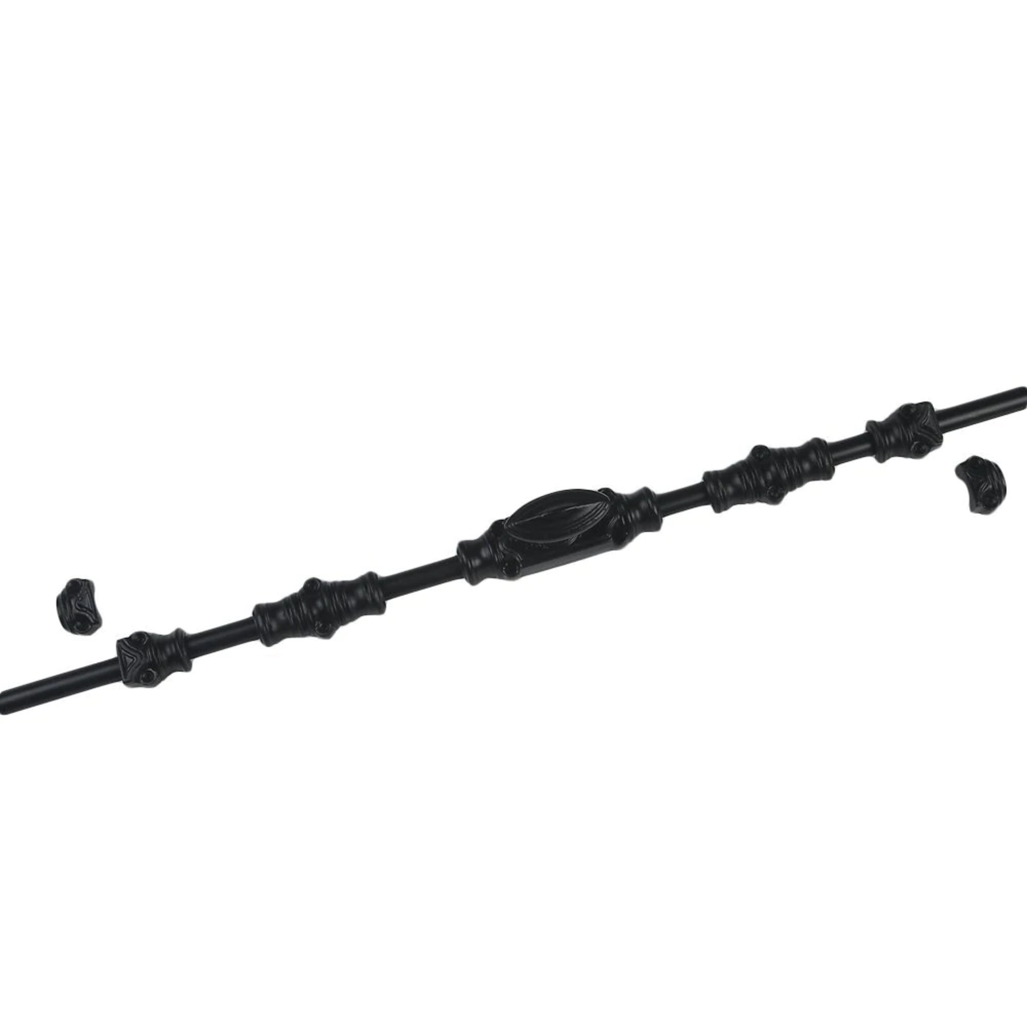 Hamilton Brass Barcheski Window Iron Espagnolette Bolt or Cremone Bolt Hardware 6 feet Textured Matt Black Up to 6 feet