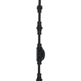 Hamilton Brass Barcheski Window Iron Espagnolette Bolt or Cremone Bolt Hardware 6 feet Textured Matt Black Up to 6 feet