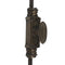 Hamilton Brass Beaded Door Brass Espagnolelte Bolt or Cremone Bolt Unlacquered Antique Brass Upto 9 feet Doors