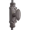 Hamilton Brass Beaded Door Iron Cremone Bolt or Espagnolette Bolt Antique Iron Finish Up to 9 feet Doors