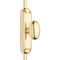 Hamilton Brass Classic Oval Knob Door Brass Cremone Bolt or Espagnolette Bolt 9 feet Polished Brass Lacquered for Doors Upto 9 feet