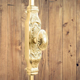 Hamilton Brass Corinthian Door Brass Espagnolette Bolt or Cremone Bolt 9 feet polished Brass Lacquered For Doors Up to 9 feet