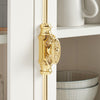 Hamilton Brass Dalston Cabinet Brass Cremone Bolt or Espagnolette Bolt Hardware 2 feet Polished Brass Lacquered Up to 2 feet Cabinets