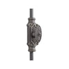 Hamilton Brass Dalston Cabinet Iron Espagnolette Bolt or Cremone Bolt Hardware 2 feet Antique Iron Finish Up to 2 feet Cabinets