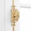 Hamilton Brass Dalston Window Brass Espagnolette Bolt or Cremone Bolt Hardware 6 feet Polished Brass Lacquered Up to 6 feet