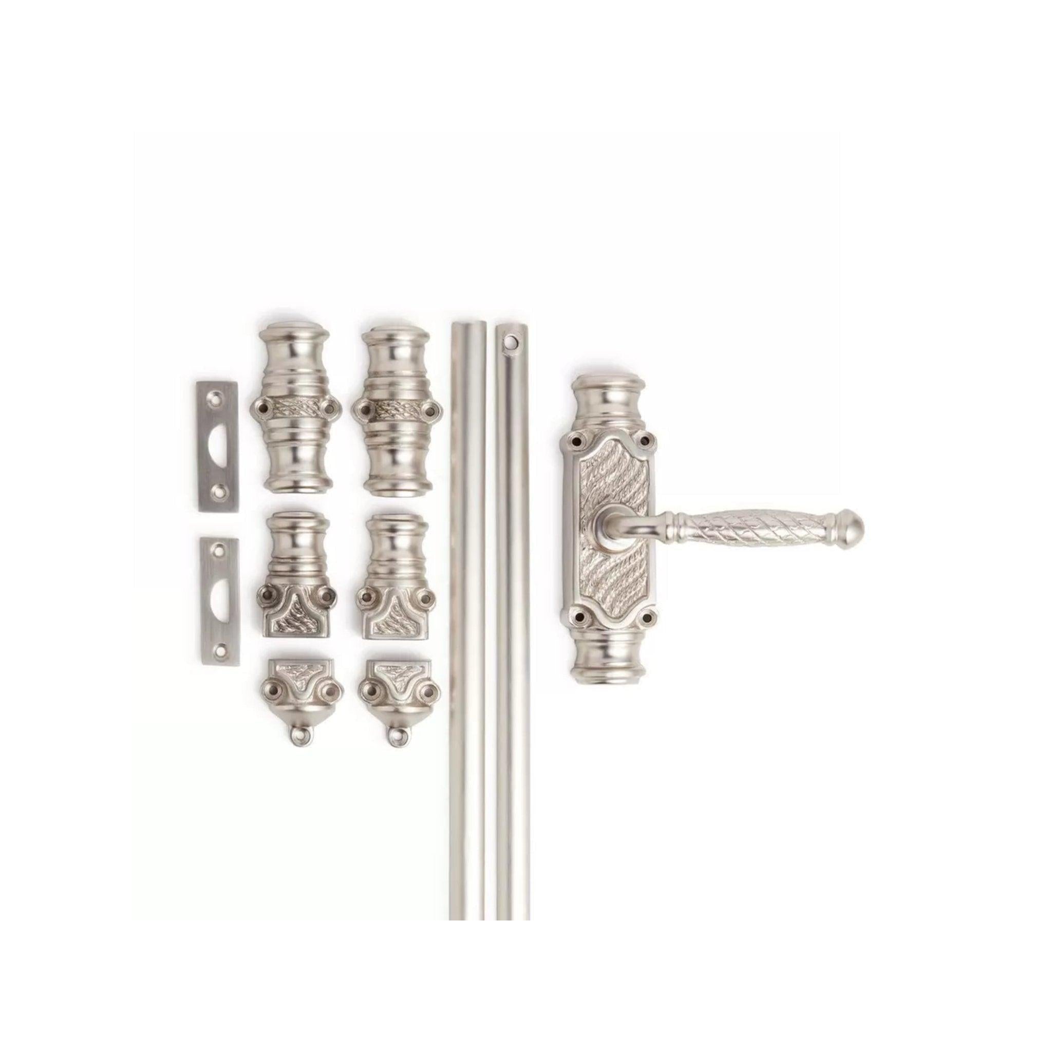 Hamilton Brass Havering Door Brass Espagnolette Bolt or Cremone Bolt Polished Brass Lacquered up to 9 Feet Doors