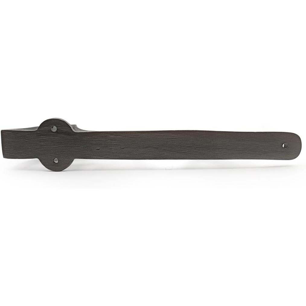 Hamilton Brass Heavy Duty Shelf Bracket Antique Cast Iron Finish | (Length: 320mm, Height: 280mm, Hole: 28mm) Wall Mount Support for Wood, Metal, Glass Shelves