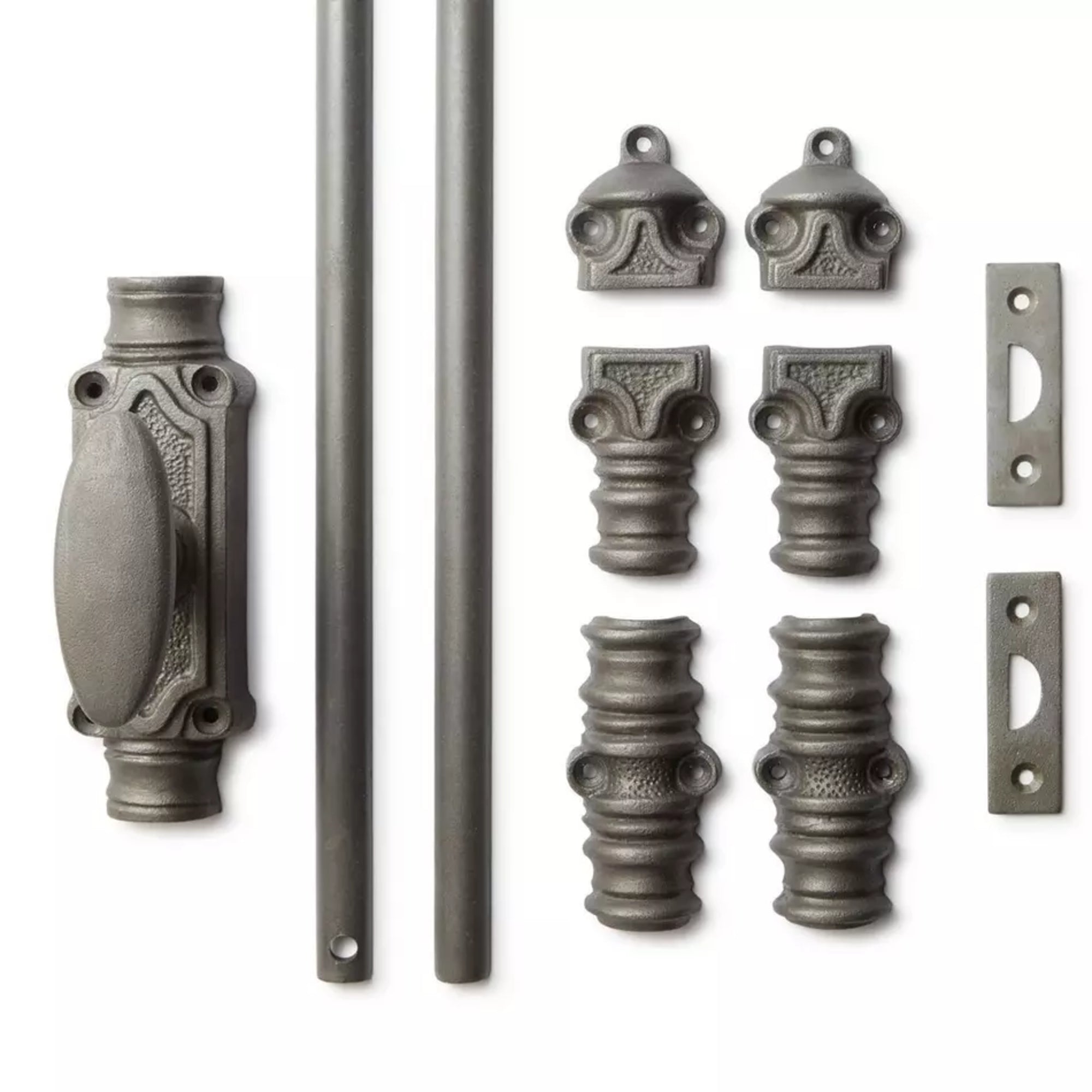 Hamilton Brass Stepney Door Iron Espagnolette Bolt or Cremone Bolt 9 feet Antique Iron Finish Upto 9 feet Doors