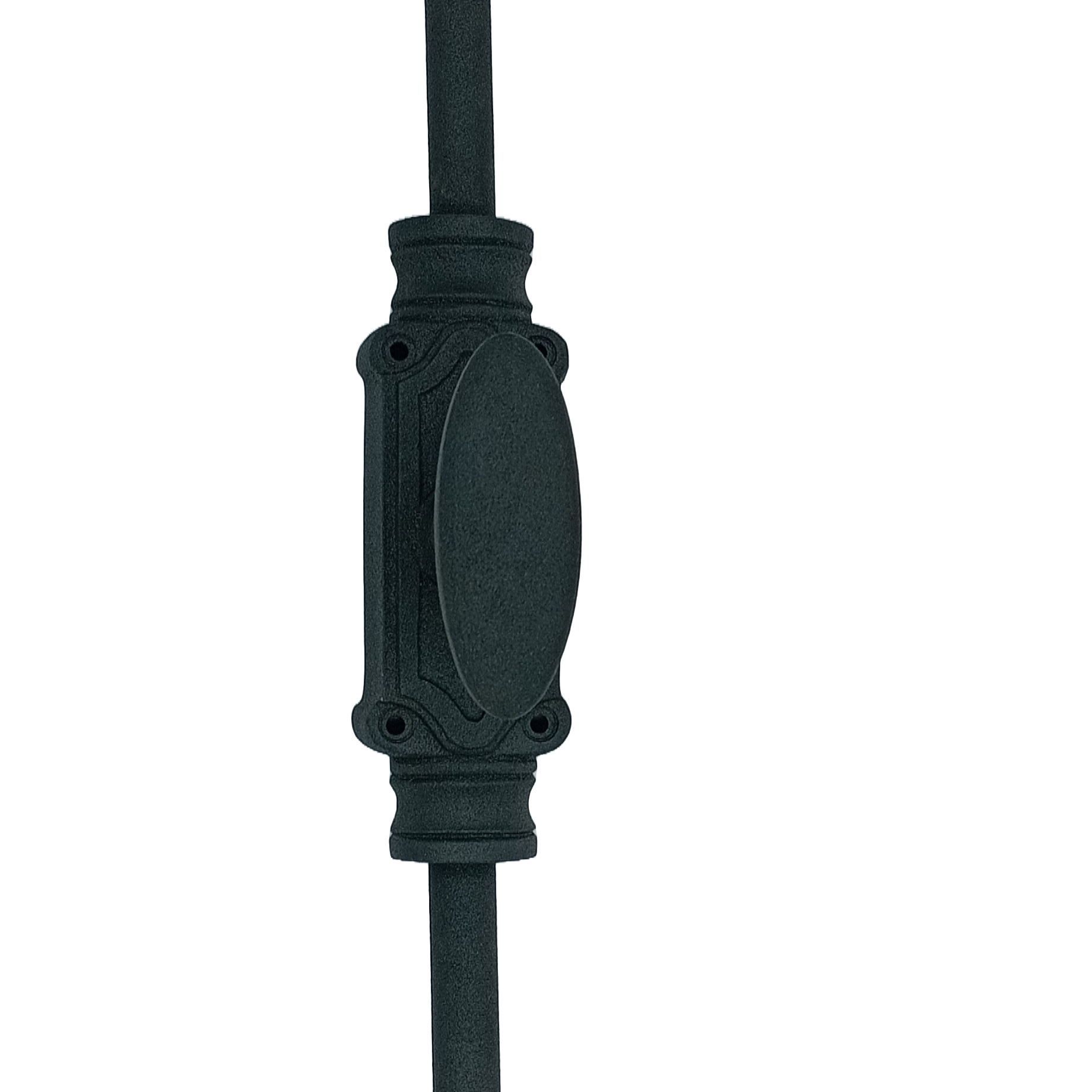 Hamilton Brass Stepney Door Iron Espagnolette Bolt or Cremone Bolt 9 feet Textured Matt Black Finish Up to 9 feet Doors