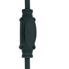 Hamilton Brass Stepney Door Iron Espagnolette Bolt or Cremone Bolt 9 feet Textured Matt Black Finish Up to 9 feet Doors