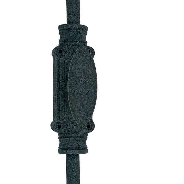 Hamilton Brass Stepney Door Iron Espagnolette Bolt or Cremone Bolt 9 feet Textured Matt Black Finish Up to 9 feet Doors