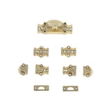 Hamilton Brass Stepney Window Brass Cremone/Espagnolette Bolt Hardware 6 feet Antque Brass Lacquered Upto 6 feet
