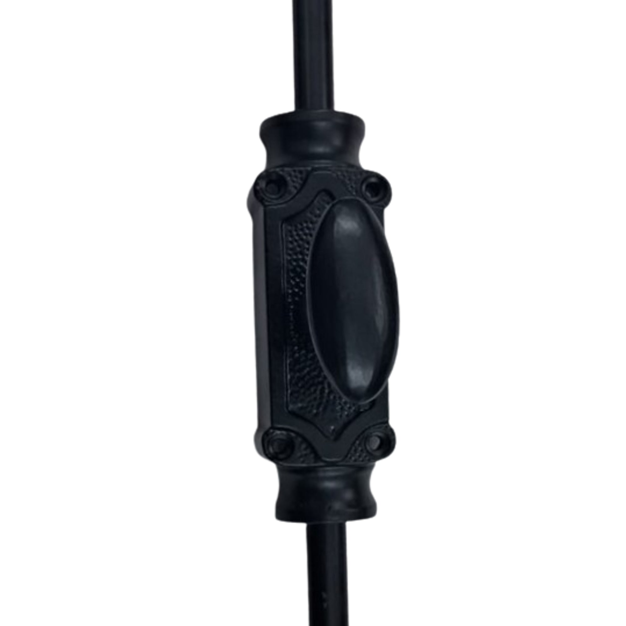 Hamilton Brass Stepney Window Iron Espagnolette Bolt or Cremone Bolt Hardware 6 feet Black Powder Coated Up to 6 feet