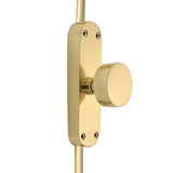 Hamilton Brass Sun Grove Door Brass Espagnolette Bolt or Cremone Bolt 9 feet Unlacquered Brass Polished Upto 9 feet Doors