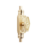 Hamilton Brass Wandsworth Door Brass Espagnolette Bolt or Cremone Bolt Unlacquered Brass Polished up to 9 Feet Doors