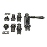Lever Handle Espagnolette Bolt - Upto 9' - Antique Pewter Finish