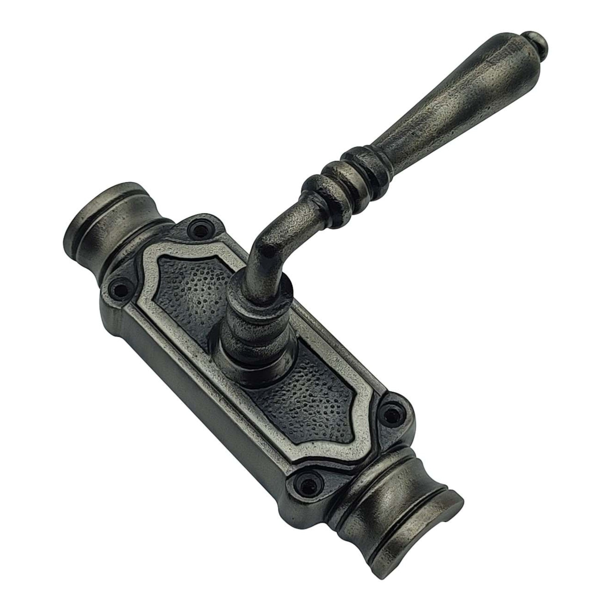 Lever Handle Espagnolette Bolt - Upto 9' - Antique Pewter Finish