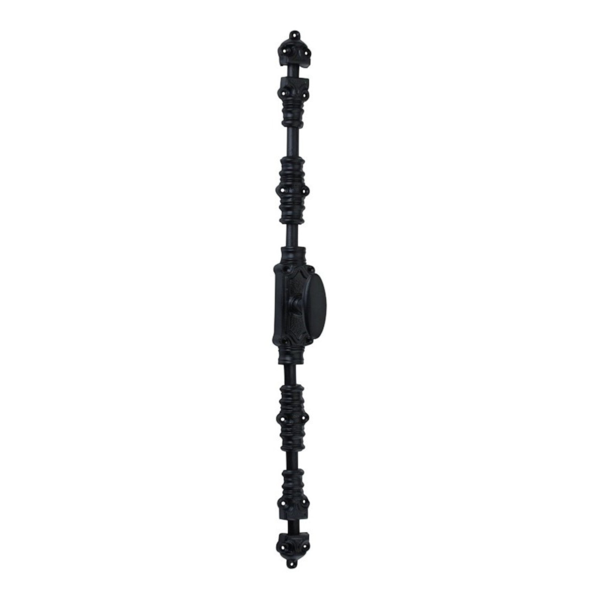 Oval Knob Espagnolette Bolt -Up to 9 Feet Doors |windows | Cabinets | Black Espagnolette Bolt |Pewter Espagnolette Bolt