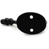 Wall Mounted Cast Iron Single Coat Hook | Black Powder Coated Finish | 60 mm Height × 70 mm Depth × 37 mm Width | Oval Base Decorative Hanger for Hats, Keys, Bags | Compact Hook
