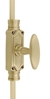 Hamilton Brass Stepney Door Brass Espagnolette Bolt or Cremone Bolt 9 feet Brushed Brass Upto 9 feet Doors
