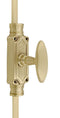 Hamilton Brass Stepney Door Brass Espagnolette Bolt or Cremone Bolt 9 feet Brushed Brass Upto 9 feet Doors