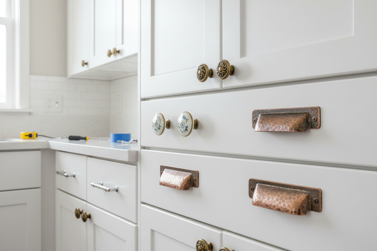 Transform Your Kitchen with Vintage Cabinet Hardware Ideas: A DIY ...