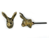 Antique Brass Animal Cabinet Knob – Vintage Drawer Pull Handle | Handcrafted Brass Furniture Knob for Cupboard, Wardrobe & Dresser (1 Piece)