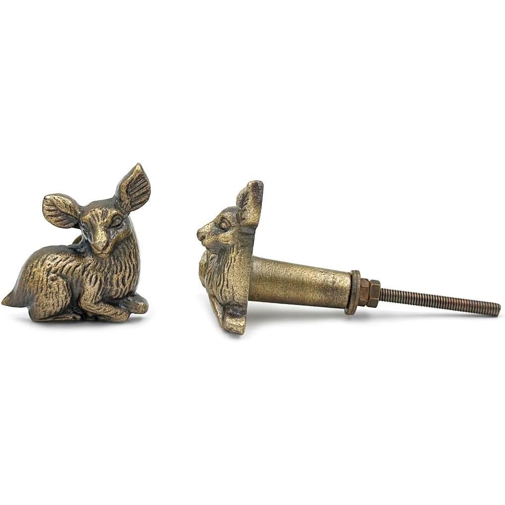 Antique Brass Knob | Nautical Cast Iron Drawer Pull Handle Vintage Cast Iron Drawer Pull Handle | Decorative Bird Design Furniture Knob for Cabinets, Cupboards & Dressers