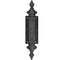 Door Pull Handle Strong Cast Iron Construction | Decorative Handle Antique Iron Finish | Vintage Style Hardware for Doors, Cabinets & Gates | 253 mm Length x 55 mm Width