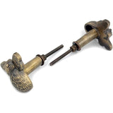 HAMILTON BRASS Antique Brass Bee Cabinet Knob – Cast Iron Animal Drawer Pull Handle | Vintage Bee Furniture Knob for Cupboard, Wardrobe & Dresser (1 Piece)