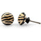 HAMILTON BRASS Decorative Horn Cabinet Knob | Ceramic Finish Round Drawer Pull | Modern Furniture Handle for Cabinets, Dressers, Cupboards | Handmade Patterned Design with Fitting Screws