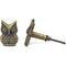 HAMILTON BRASS Owl Cabinet Knob | Antique Brass Decorative Drawer Pull Handle | Solid Brass Animal Design Knob for Cupboard Wardrobe | Vintage Owl Furniture Hardware | 47x34 mm Unique Home Décor