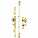 Hamilton Brass Oval Knob Locking Espagnolette Bolt or Cremone Bolt-Upto 8.5'